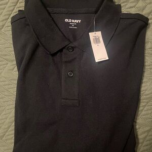 Old Navy Men's Black Polo Shirt
